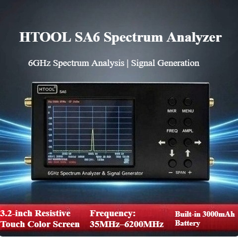 Signal Generator Spectrum Analyzer - Analyseur de spectre portatif, générateur de