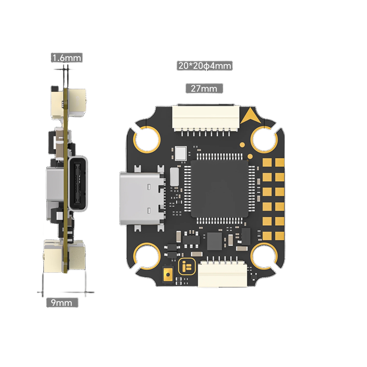 IFlight Borg Mini F7 Stack ave - Fpv Flight Controller F7 Stack 60A avis et prix