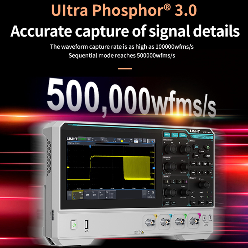Oscilloscope UNI-T UPO1154HD U - Digital Storage Oscilloscope 100Mhz avis et prix